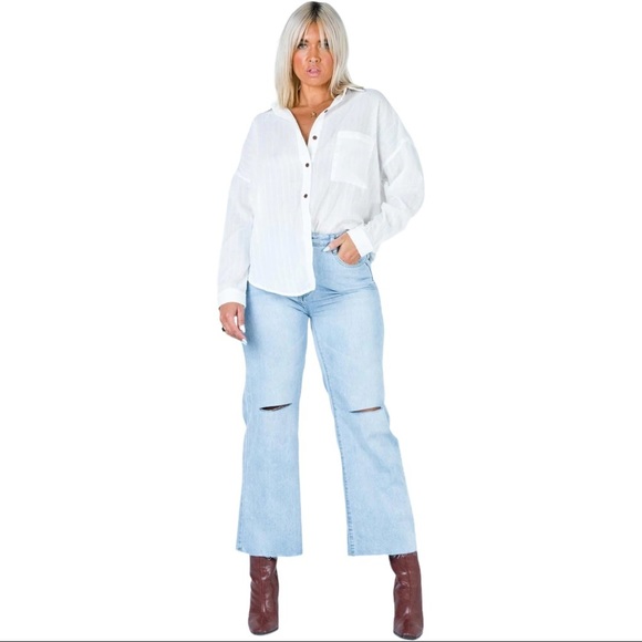 Princess Polly Summer Sandbar Top White - Picture 3 of 9